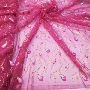 Dantela elastica roz fuxia   129