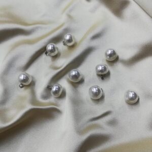Nasturi perla argintii 5mm 4332