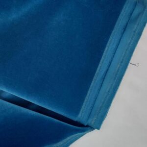Catifea bumbac blue turcoaz 11151