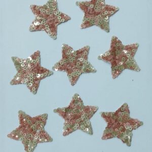 Aplicatie stele paiete roz 91